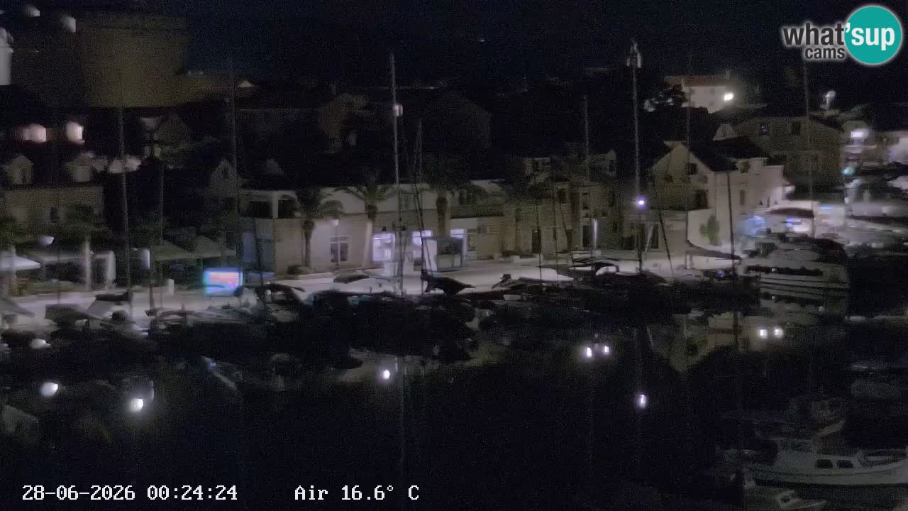 Webcam Hvar Vrboska marina | Dalmazia