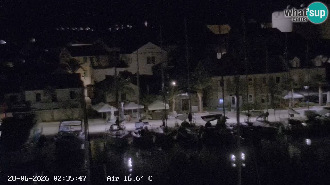 Livecam Hvar Vrboska marina | Île de Hvar | Dalmatia
