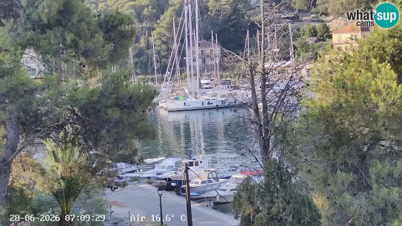 Livecam Vrboska marina | Hvar island | Dalmatia