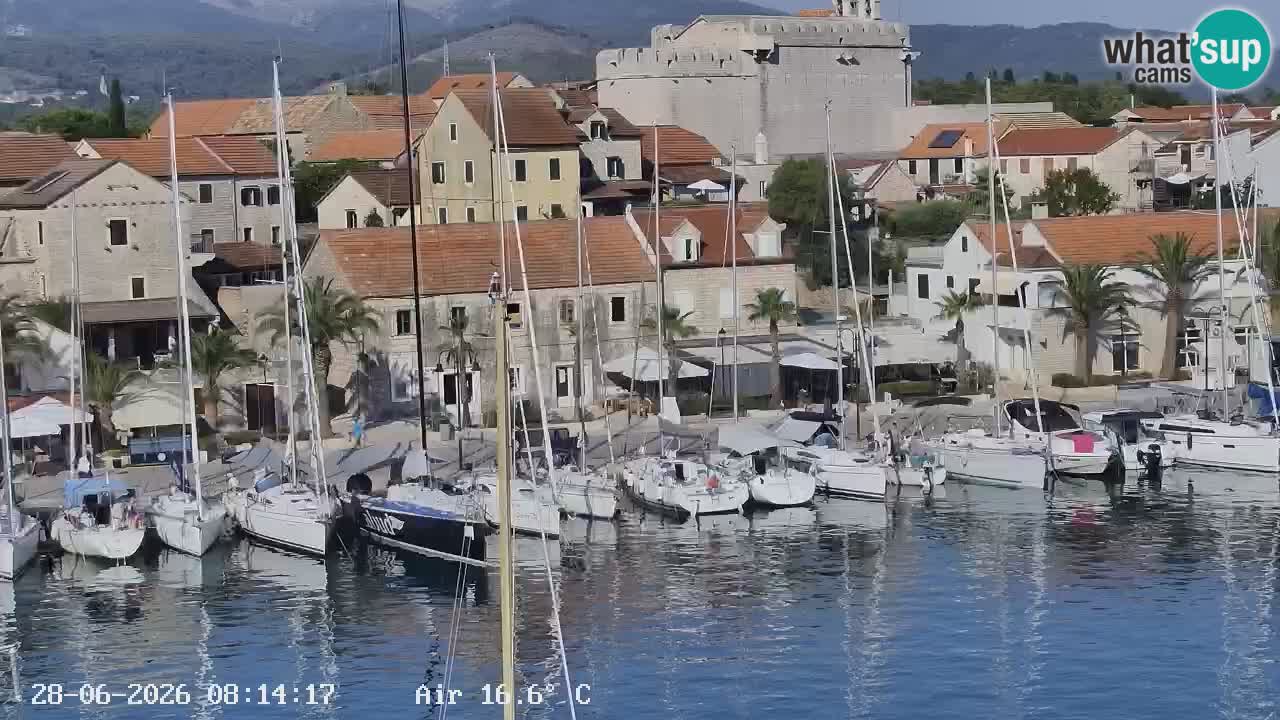 Livecam Hvar Vrboska marina | Île de Hvar | Dalmatia
