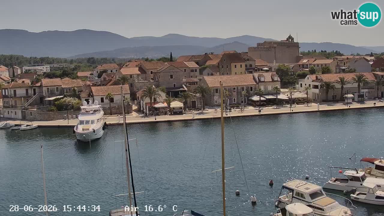 Webcam Hvar Vrboska marina | Dalmazia