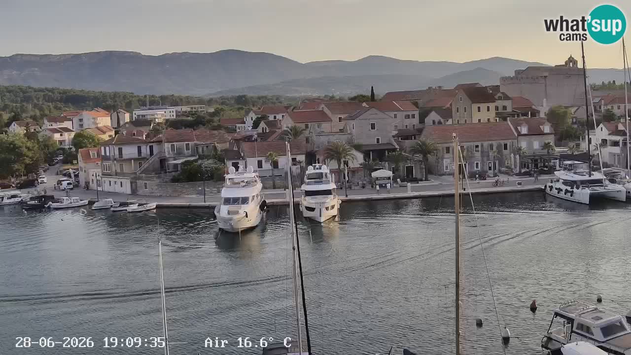 Livecam Vrboska marina | Hvar island | Dalmatia