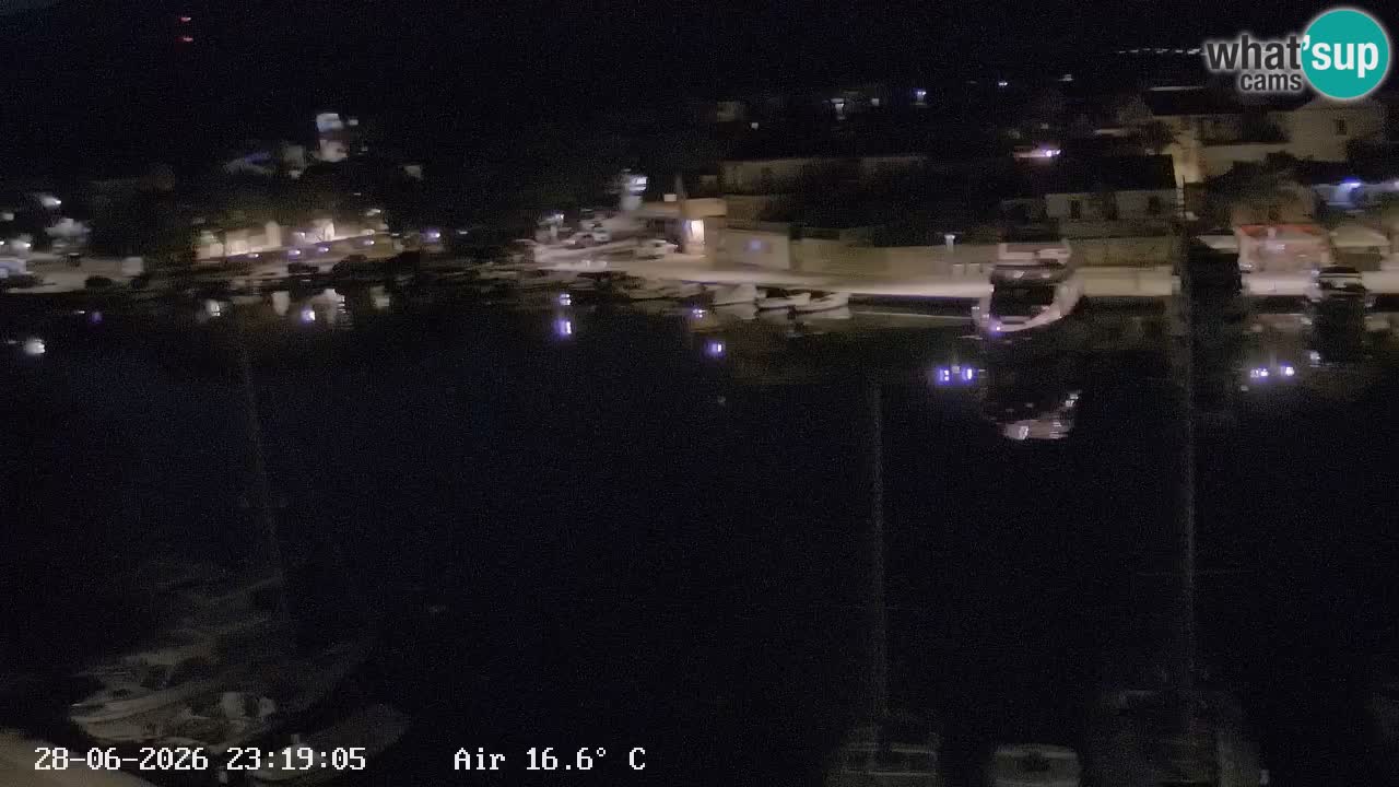 Livecam Vrboska marina | Hvar island | Dalmatia