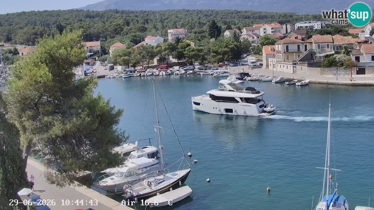 Livecam Vrboska marina | Hvar island | Dalmatia