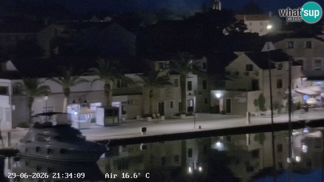 Livecam Hvar Vrboska marina | Île de Hvar | Dalmatia