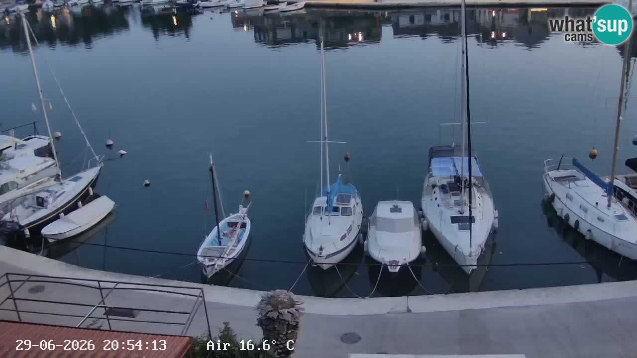 Webcam Vrboska marina | Hvar Insel | Dalmatien