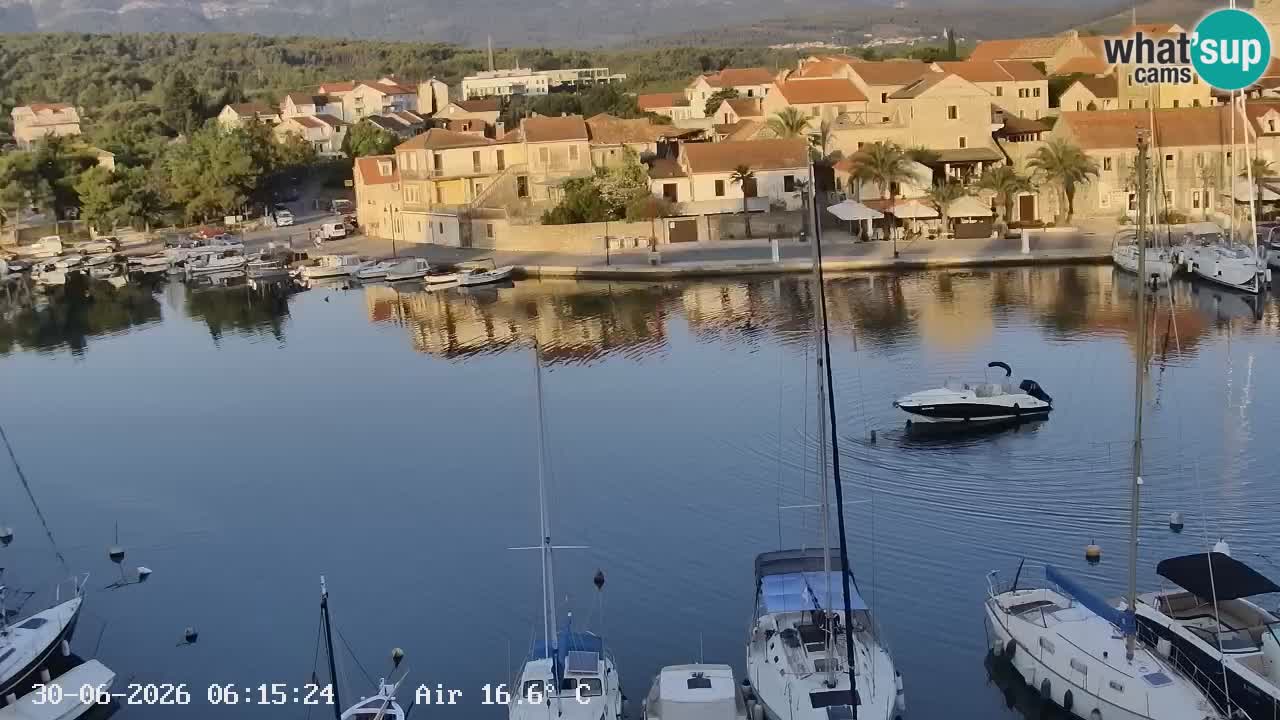 Webcam Vrboska marina | Hvar Insel | Dalmatien