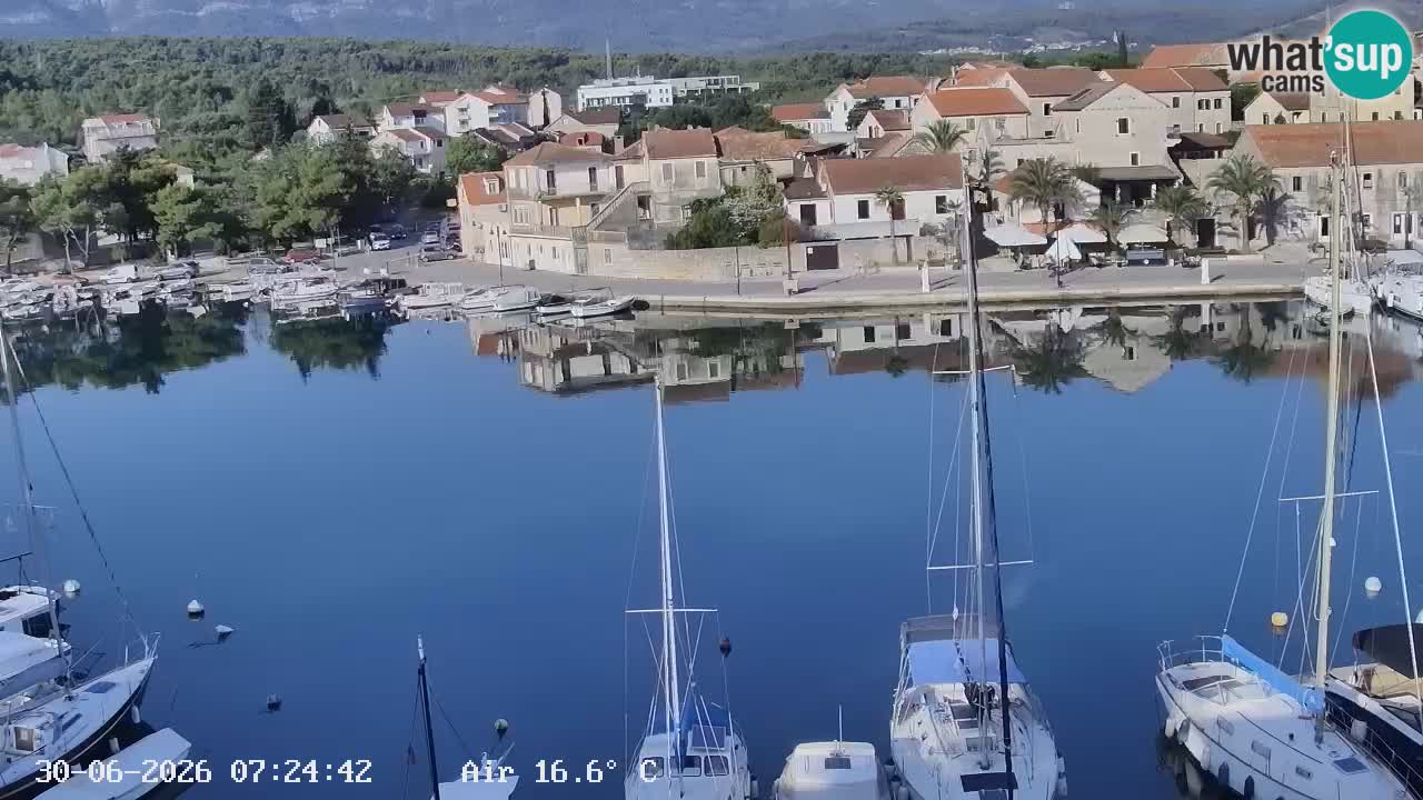 Webcam Hvar Vrboska marina | Dalmazia