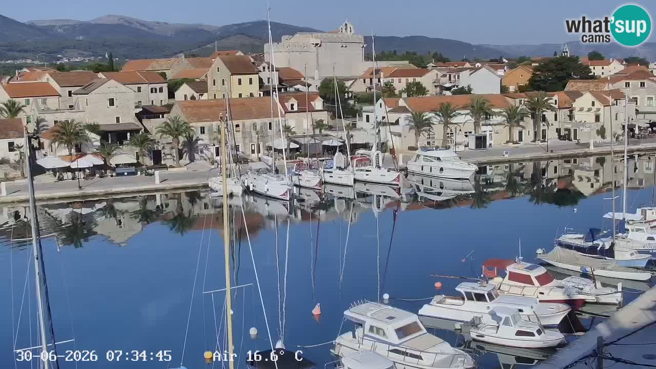 Livecam Hvar Vrboska marina | Île de Hvar | Dalmatia