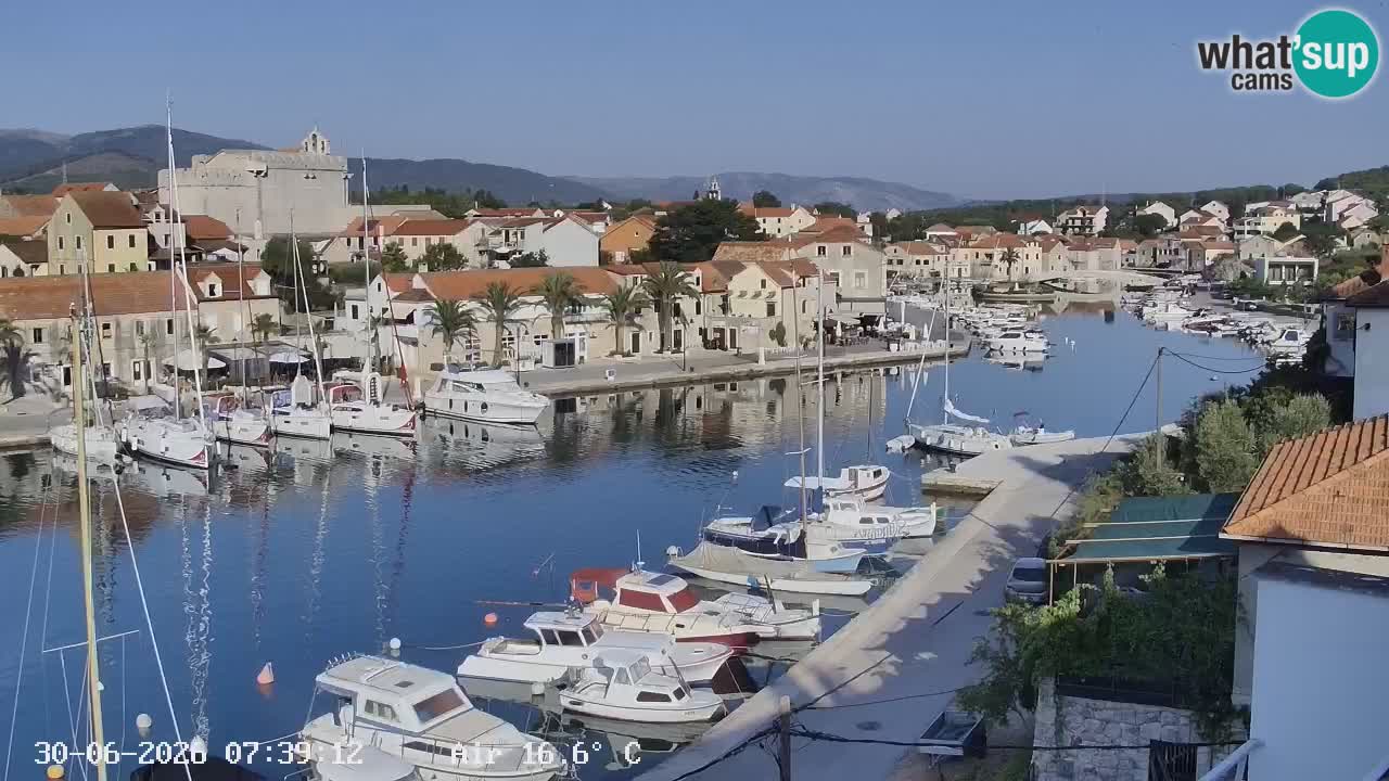 Webcam Vrboska marina | Hvar Insel | Dalmatien