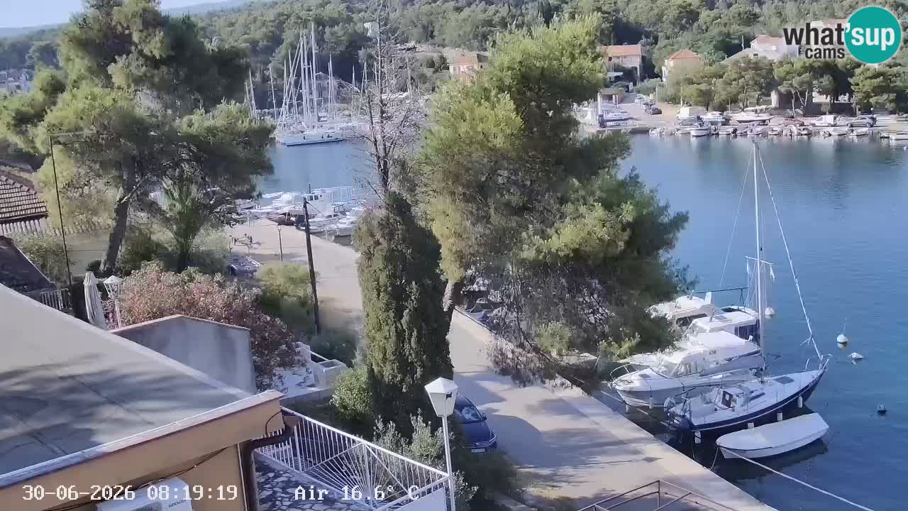 Webcam Hvar Vrboska marina | Dalmazia