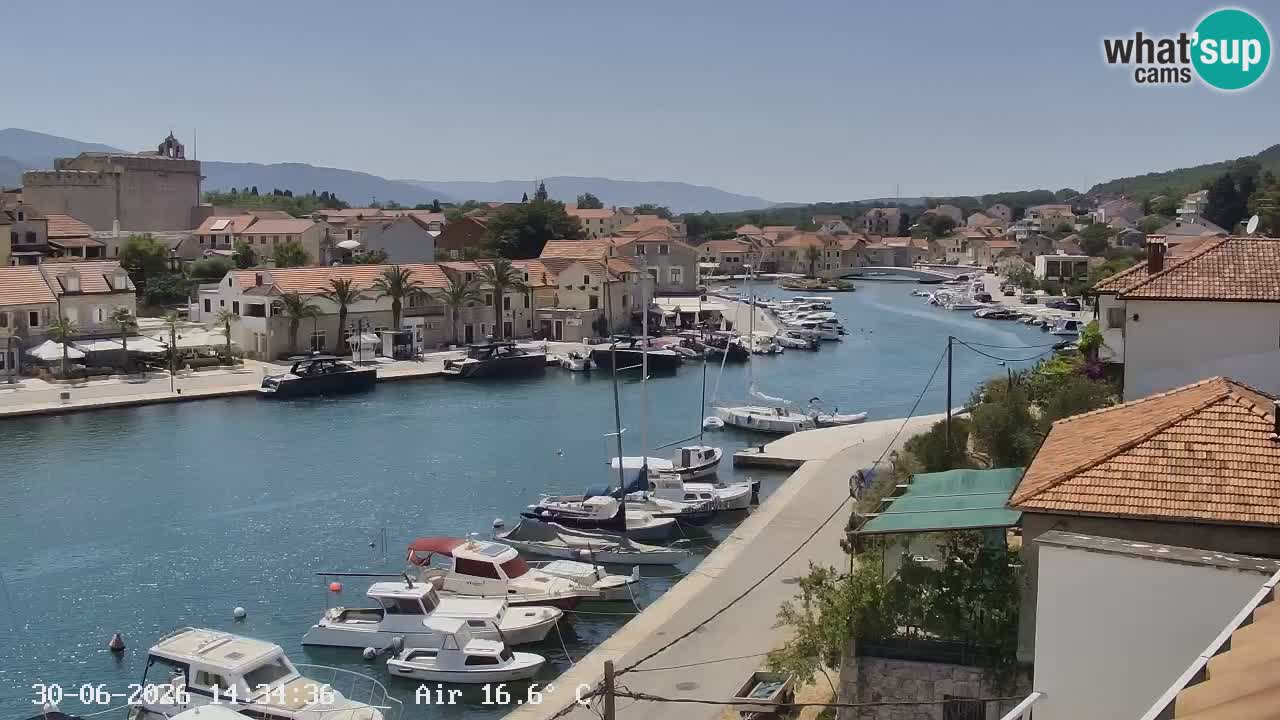 Webcam Hvar Vrboska marina | Dalmazia