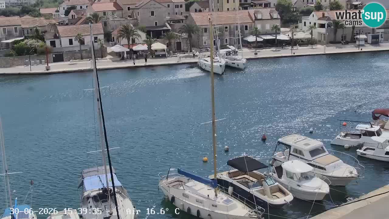 Livecam Hvar Vrboska marina | Île de Hvar | Dalmatia