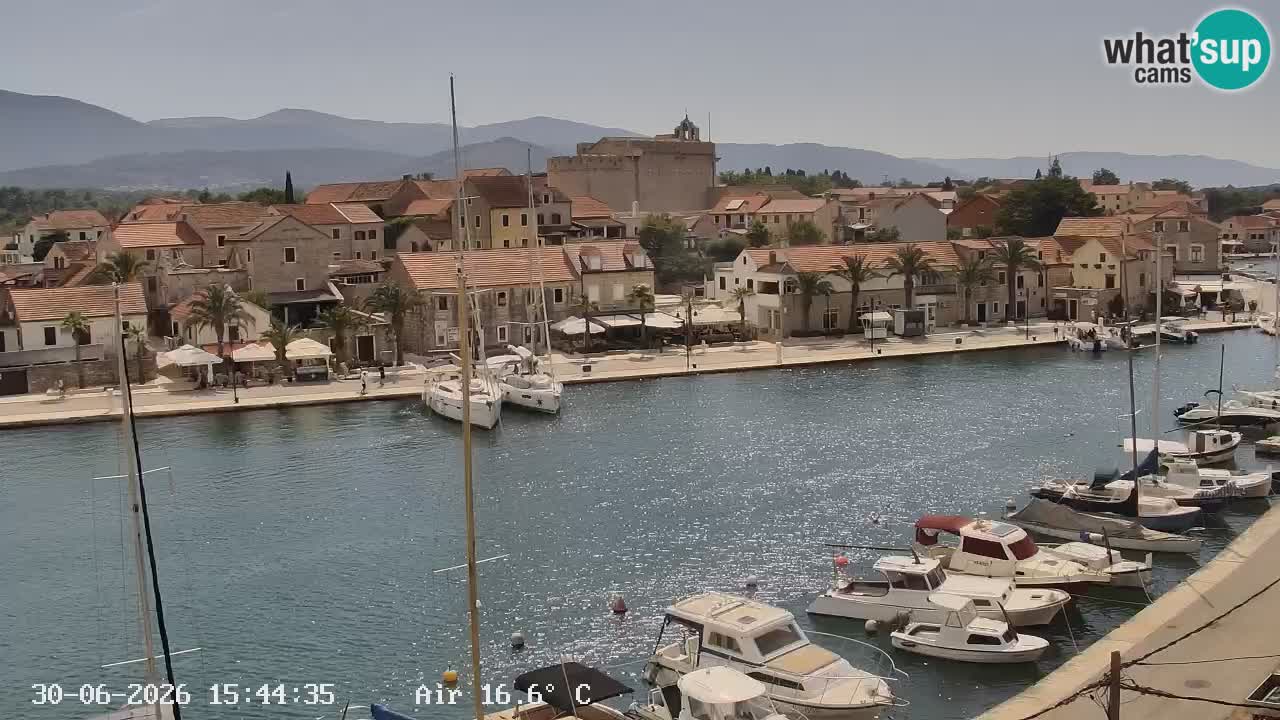 Webcam Vrboska marina | Hvar Insel | Dalmatien