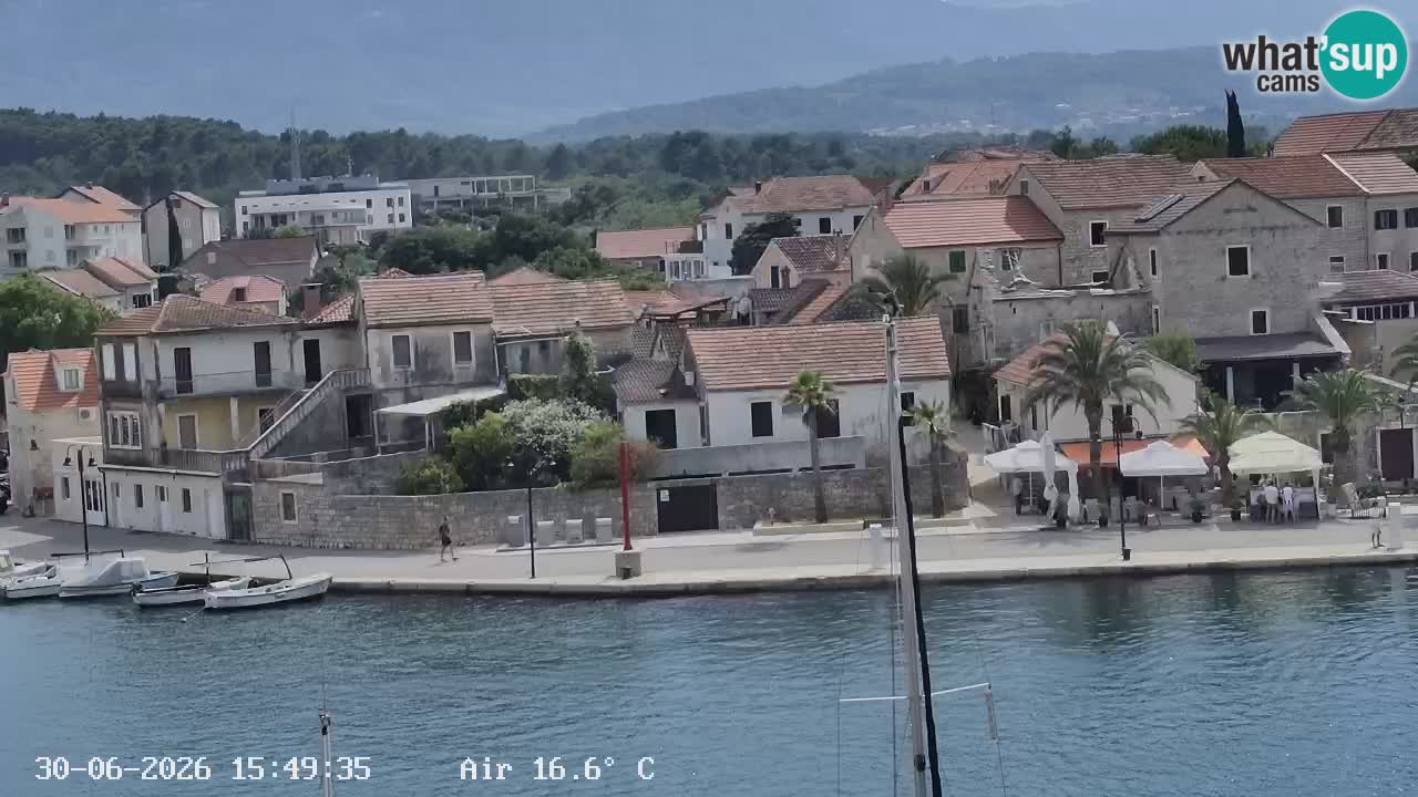 Webcam Vrboska marina | Hvar Insel | Dalmatien