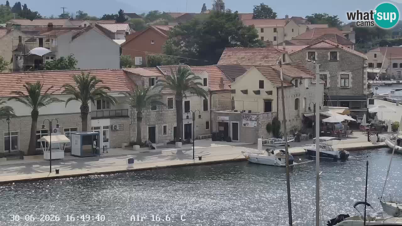 Web kamera Hvar Vrboska marina | otok Hvar | Dalmacija