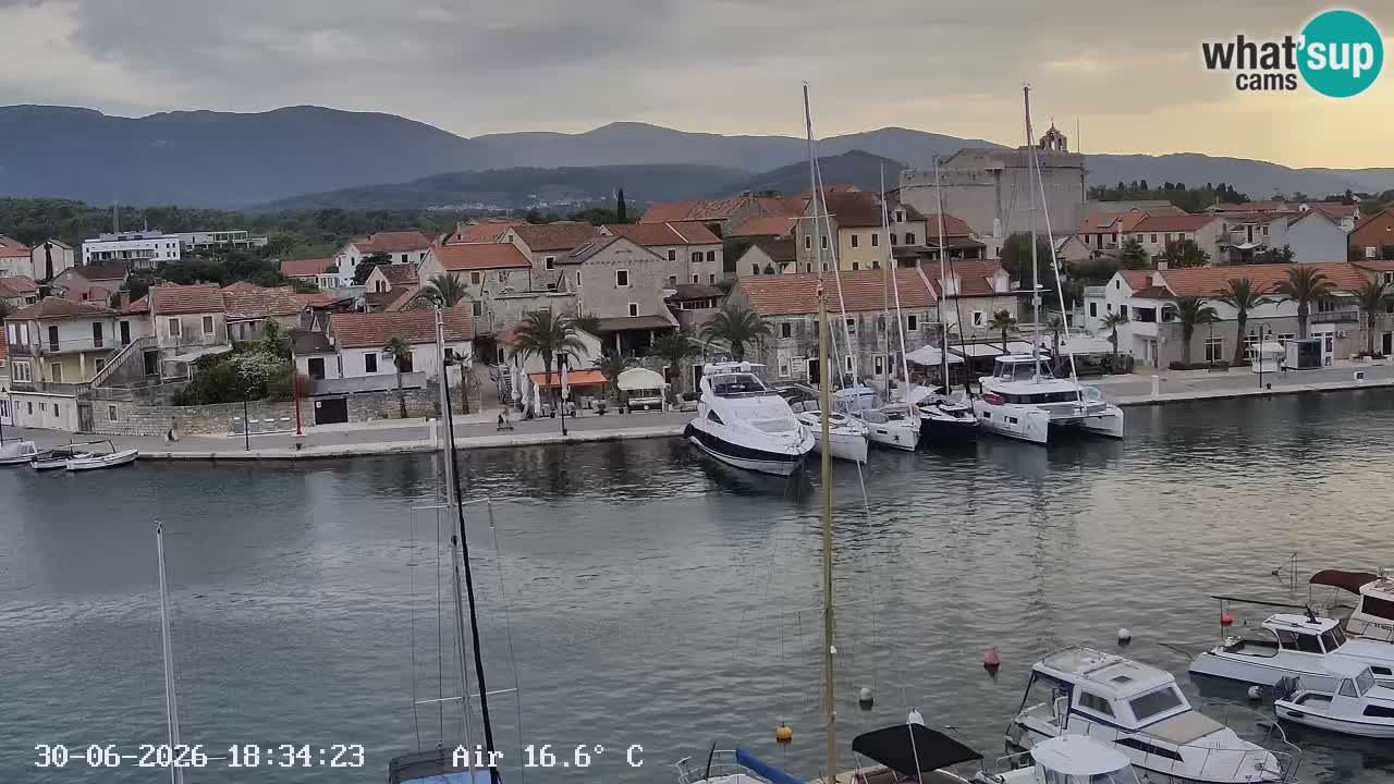 Livecam Vrboska marina | Hvar island | Dalmatia