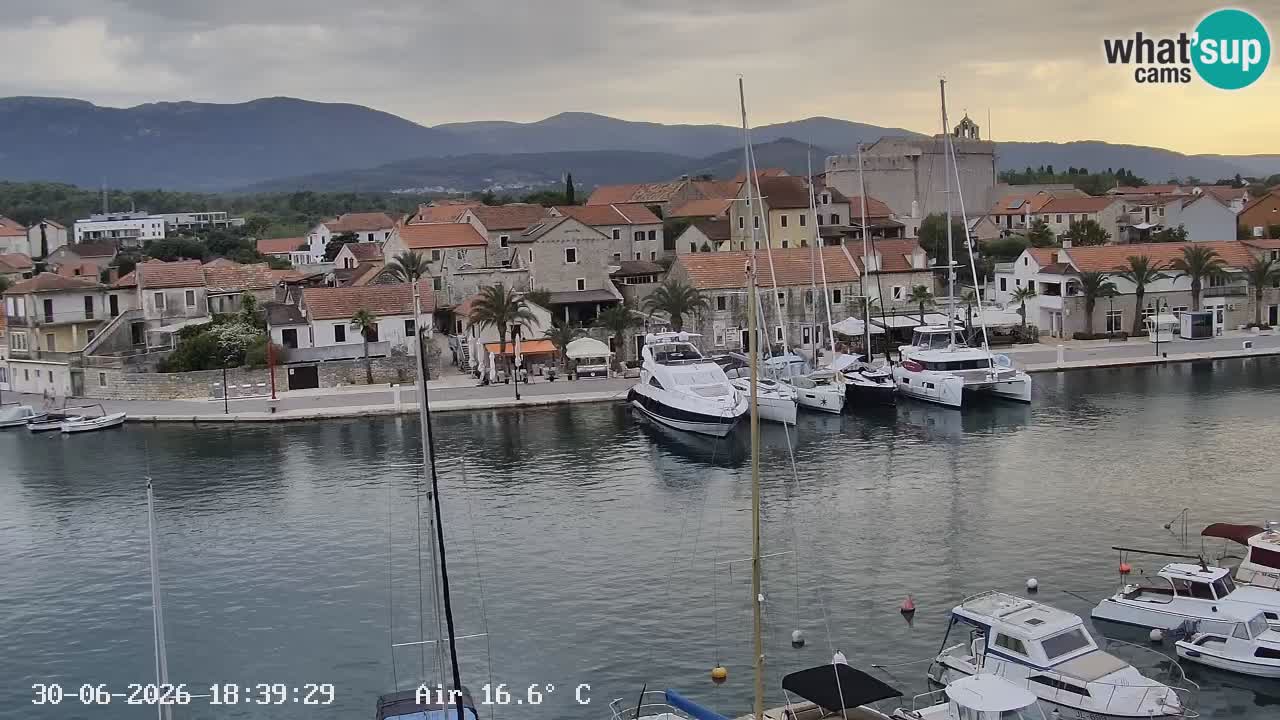 Livecam Vrboska marina | Hvar island | Dalmatia