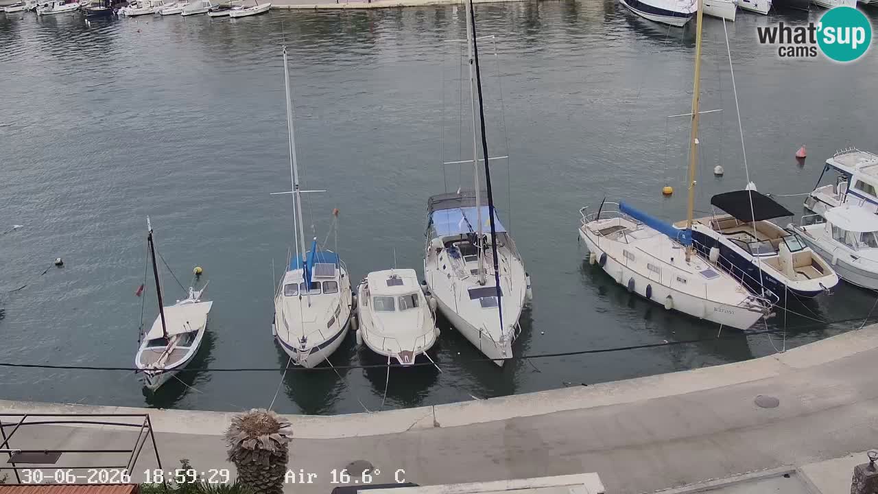 Webcam Vrboska marina | Hvar Insel | Dalmatien