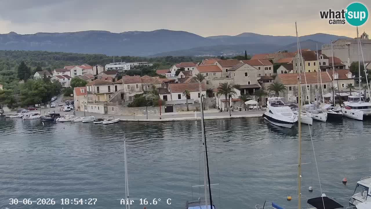 Webcam Hvar Vrboska marina | Dalmazia