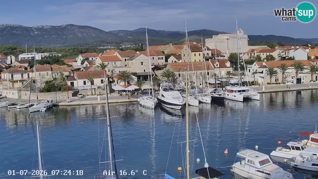 Livecam Vrboska marina | Hvar island | Dalmatia