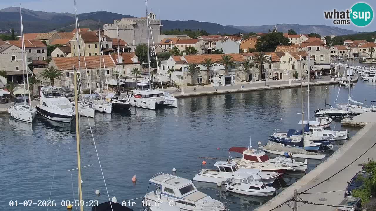 Webcam Vrboska marina | Hvar Insel | Dalmatien