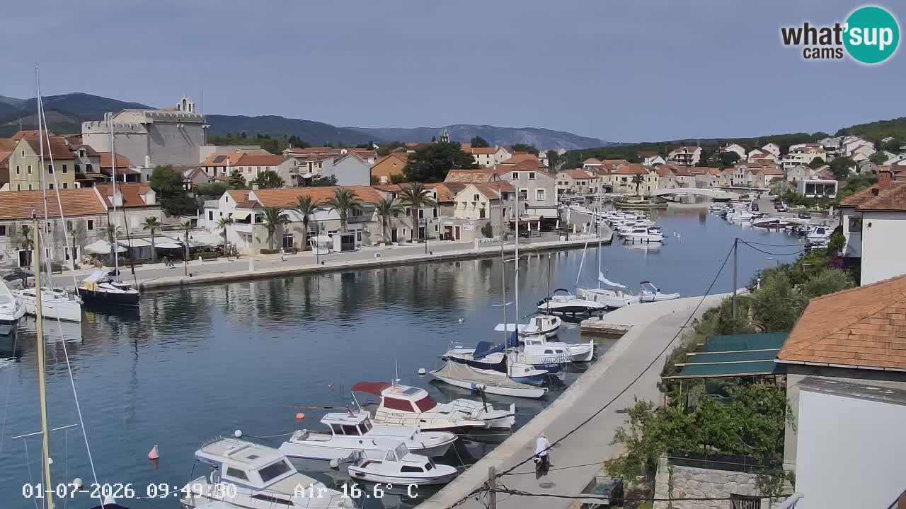 Webcam Vrboska marina | Hvar Insel | Dalmatien
