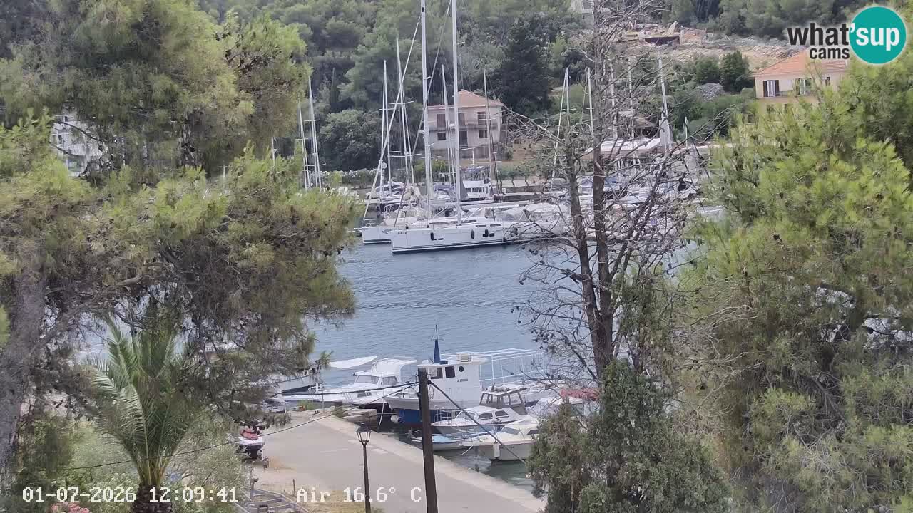 Web kamera Hvar Vrboska marina | otok Hvar | Dalmacija