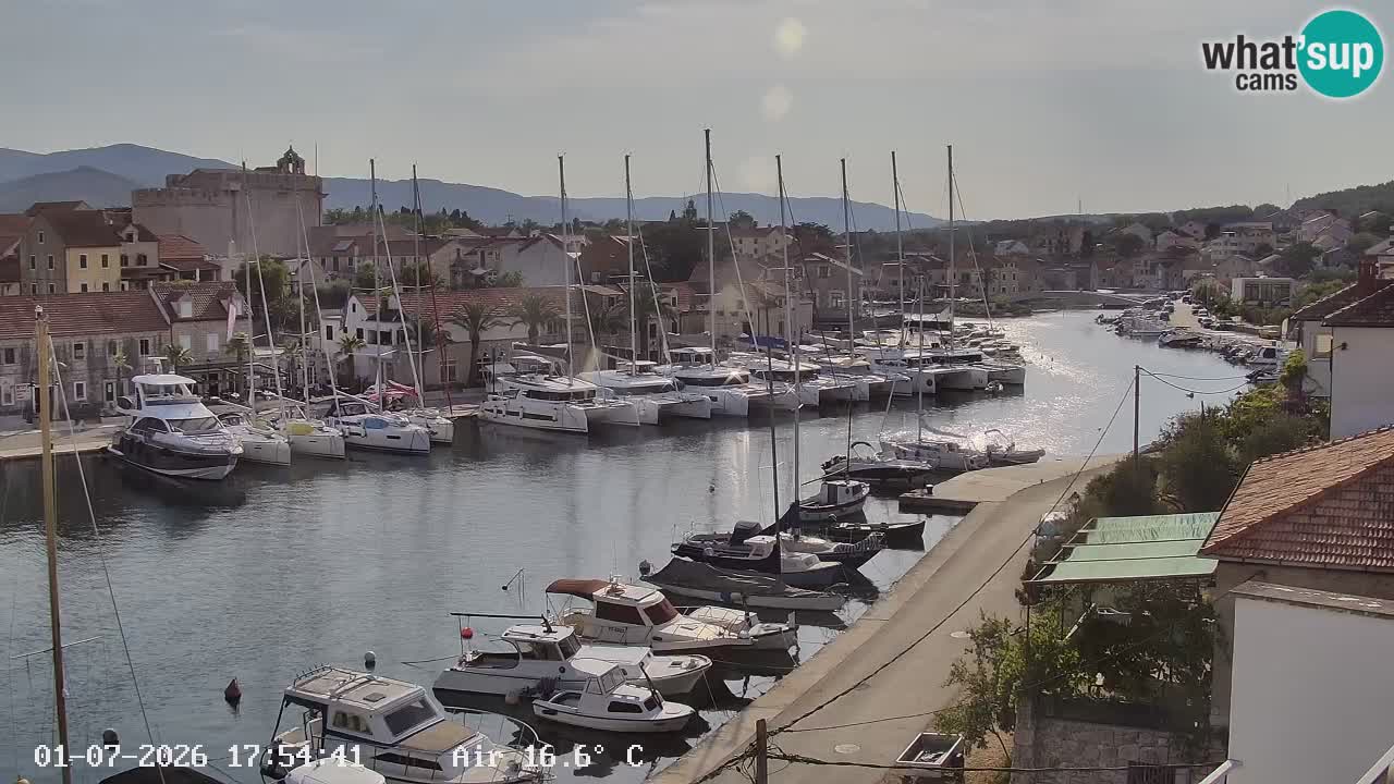 Livecam Hvar Vrboska marina | Île de Hvar | Dalmatia