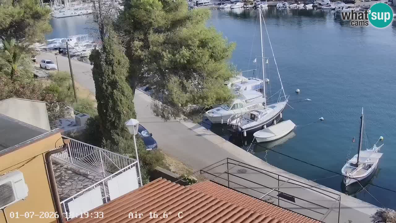 Livecam Hvar Vrboska marina | Île de Hvar | Dalmatia