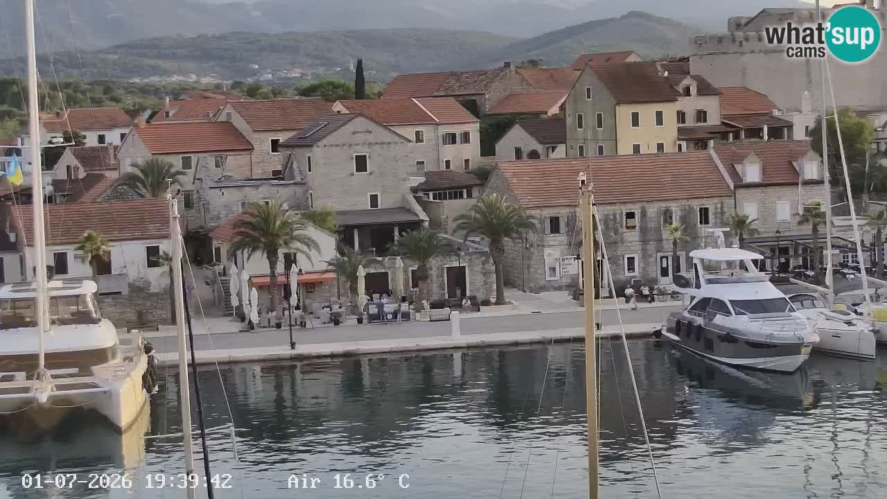 Livecam Hvar Vrboska marina | Île de Hvar | Dalmatia
