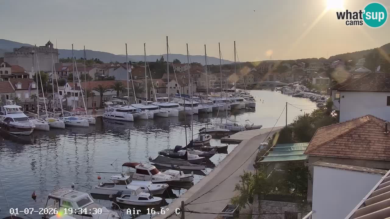 Livecam Hvar Vrboska marina | Île de Hvar | Dalmatia