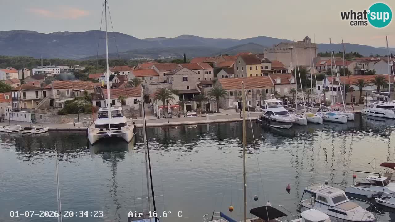 Livecam Hvar Vrboska marina | Île de Hvar | Dalmatia