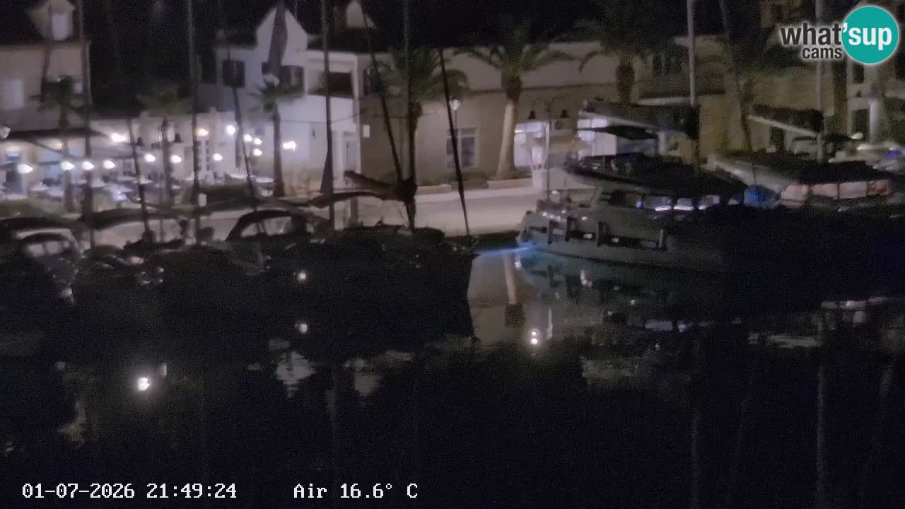 Webcam Vrboska marina | Hvar Insel | Dalmatien