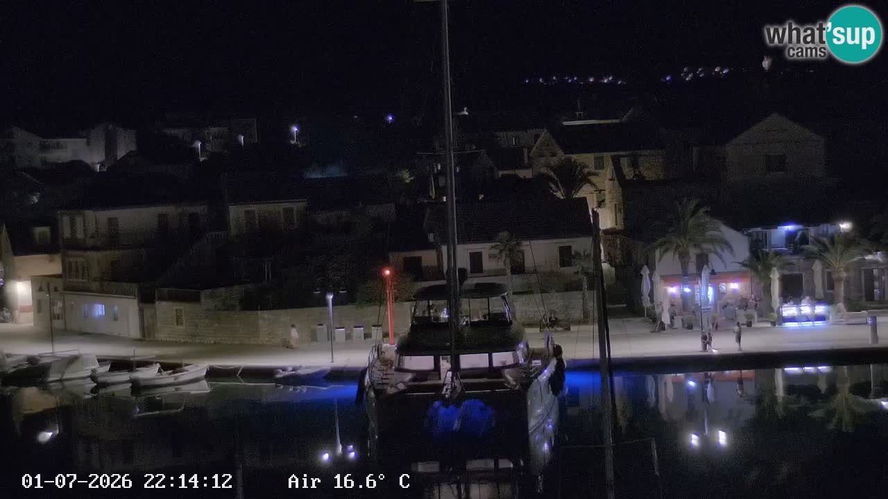 Livecam Hvar Vrboska marina | Île de Hvar | Dalmatia