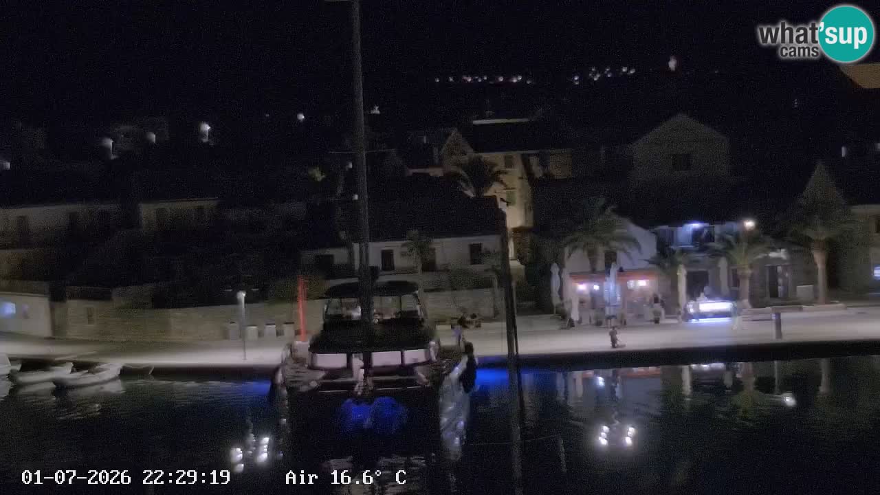Webcam Vrboska marina | Hvar Insel | Dalmatien