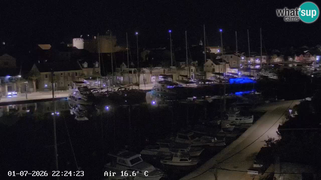 Webcam Vrboska marina | Hvar Insel | Dalmatien