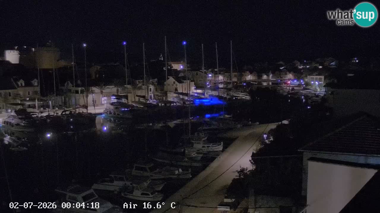 Webcam Vrboska marina | Hvar Insel | Dalmatien