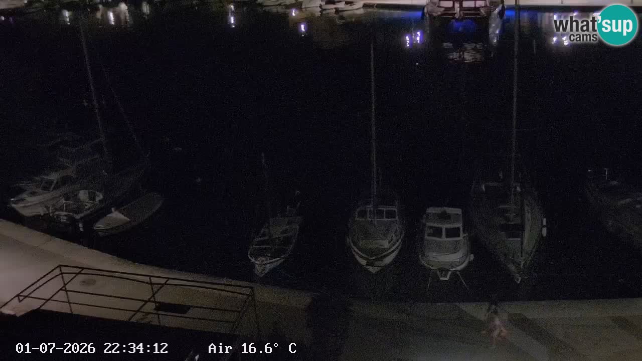 Webcam Vrboska marina | Hvar Insel | Dalmatien