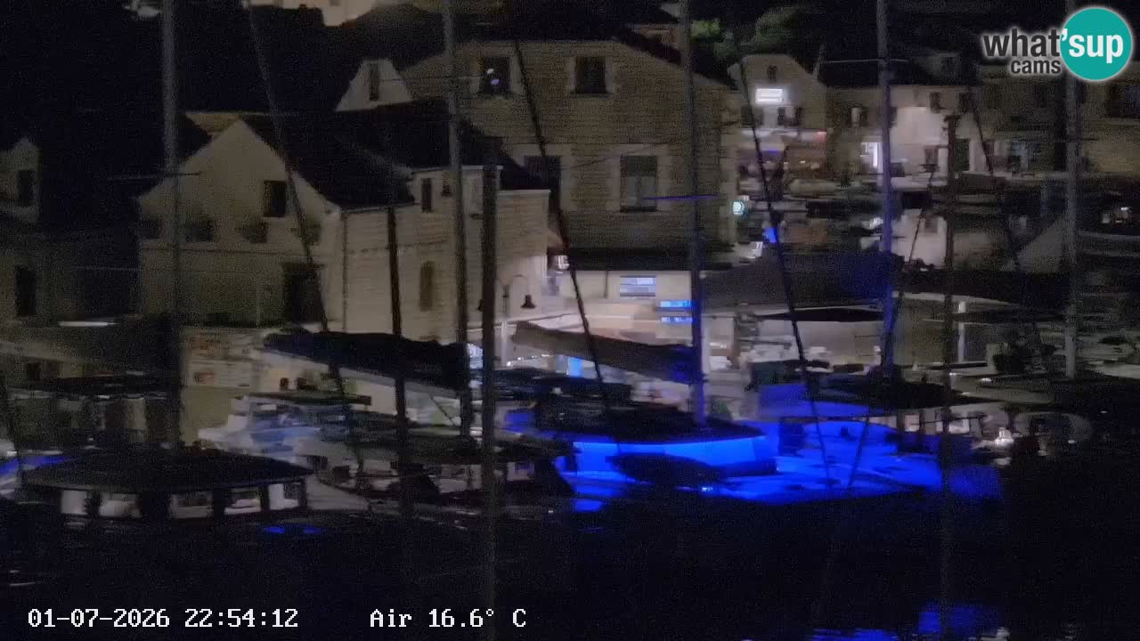 Livecam Vrboska marina | Hvar island | Dalmatia