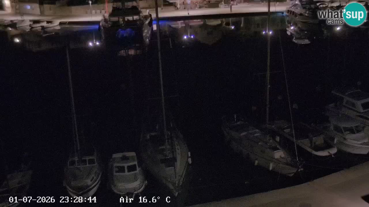 Livecam Hvar Vrboska marina | Île de Hvar | Dalmatia