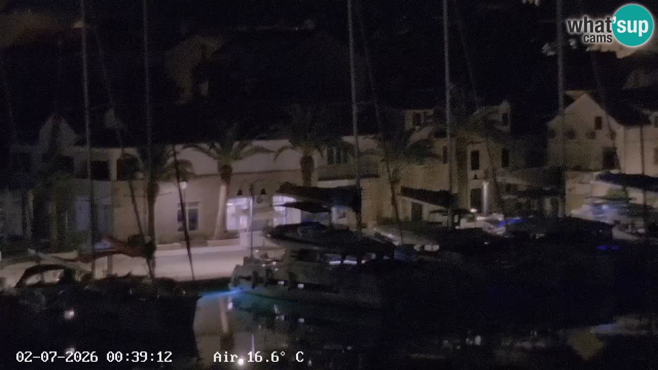 Livecam Hvar Vrboska marina | Île de Hvar | Dalmatia