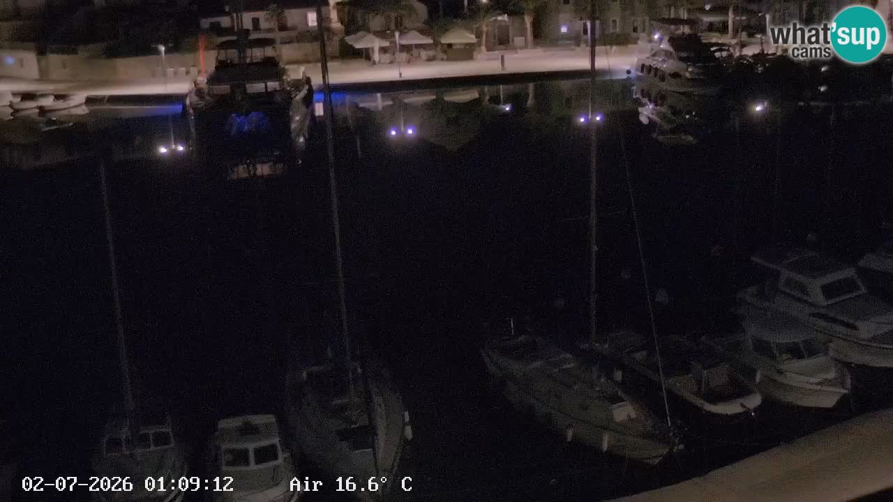 Webcam Hvar Vrboska marina | Dalmazia