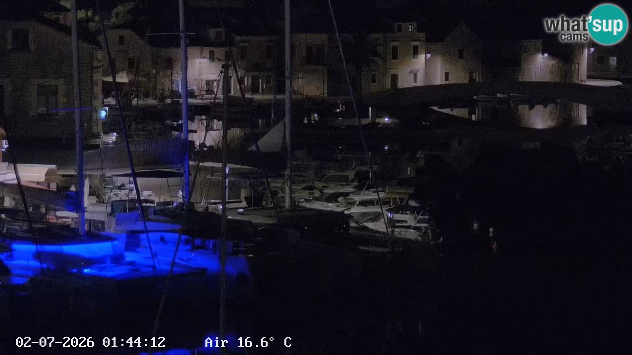 Webcam Hvar Vrboska marina | Dalmazia