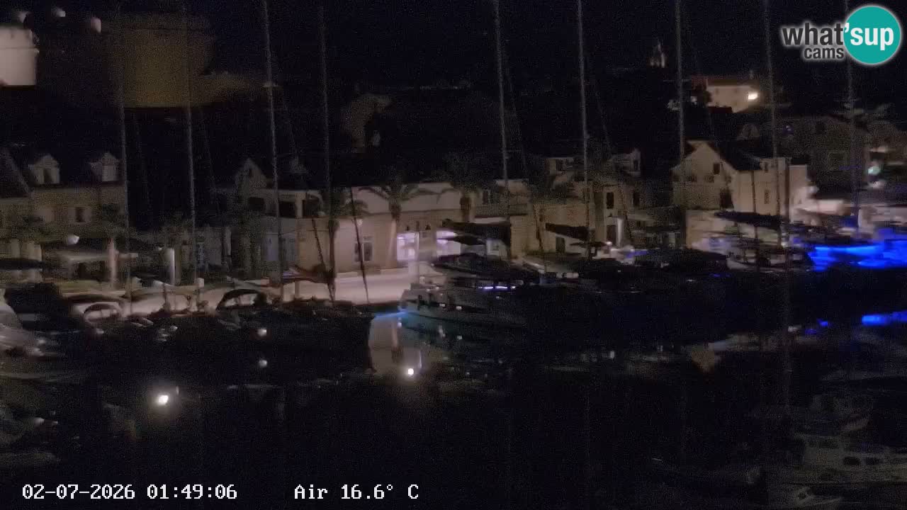 Webcam Hvar Vrboska marina | Dalmazia