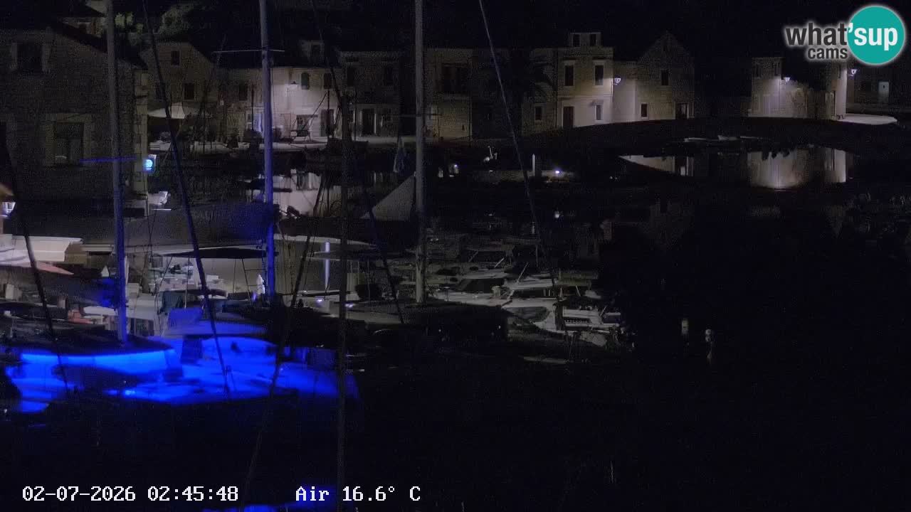 Livecam Hvar Vrboska marina | Île de Hvar | Dalmatia