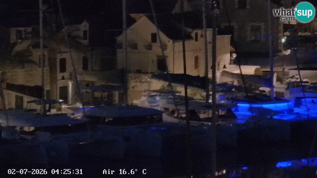 Livecam Vrboska marina | Hvar island | Dalmatia