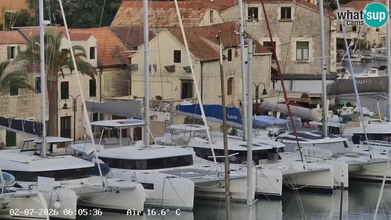 Livecam Vrboska marina | Hvar island | Dalmatia