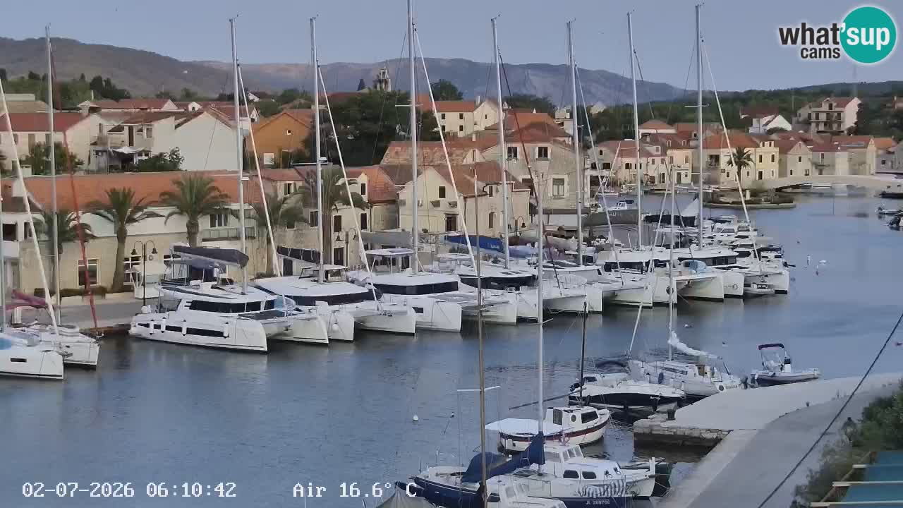 Webcam Hvar Vrboska marina | Dalmazia