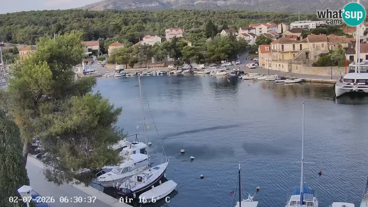 Webcam Vrboska marina | Hvar Insel | Dalmatien